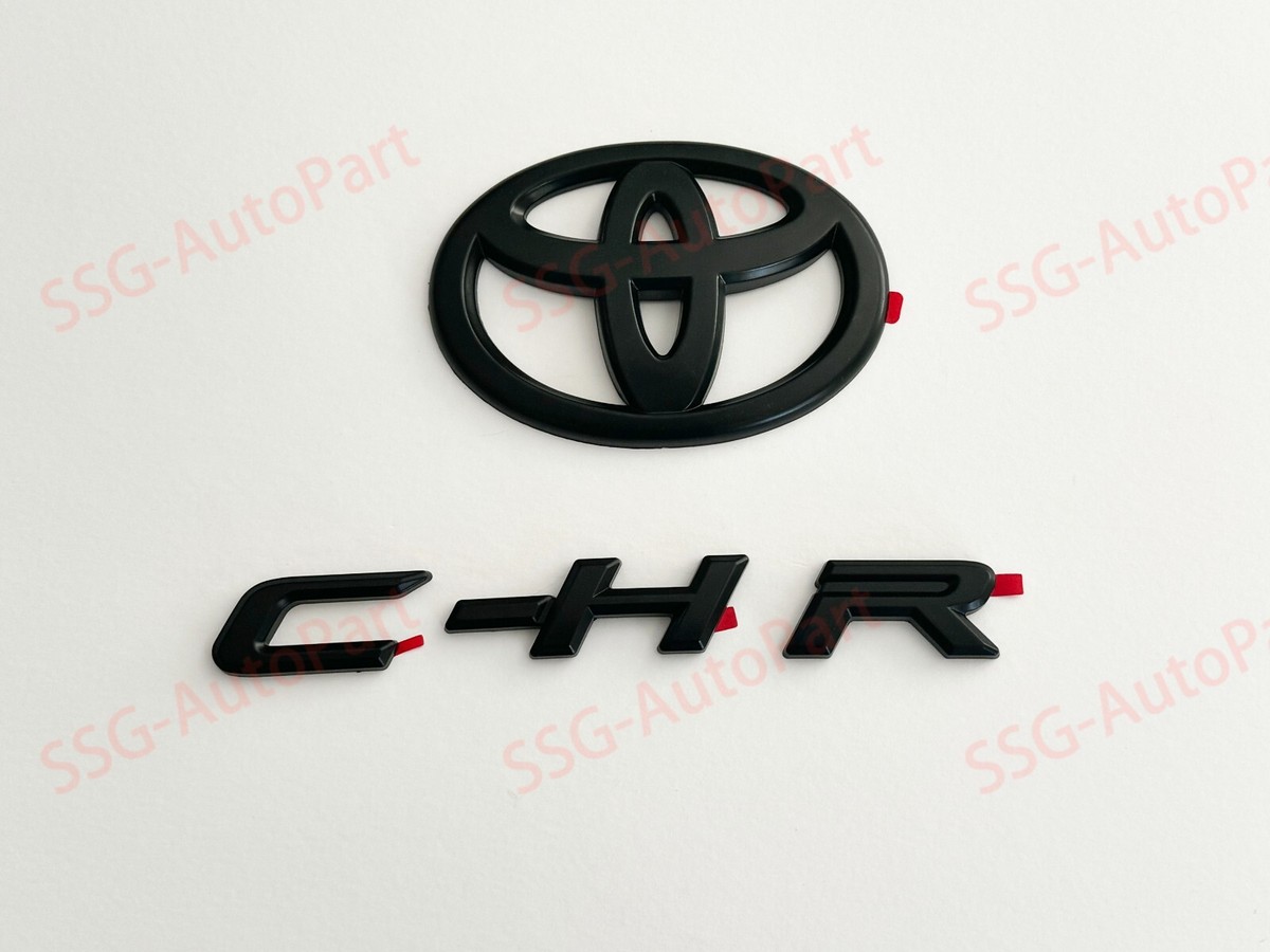 C-HR ピンバッジ Genuine Toyota C-HR Black Emblem Overlays PT948-1C200-02