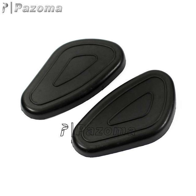 Fuel Tank Rubber Guard Set Knee Pads Black For Zündapp Wehrmacht BW40