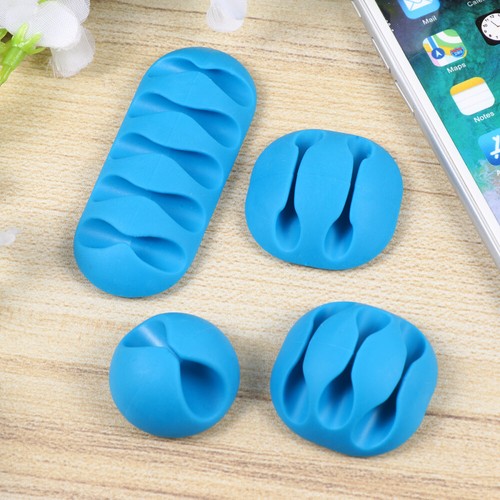2 Set/20 Wire Winder Solid Clamp Cable Organier Cord Clip Organizer - Afbeelding 10 van 11
