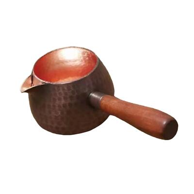 Kupfer Teekanne Türkische Kaffeekanne Teekocher Teeliebhaber Geschenk 300ml mit Beilage