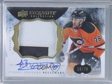 2014 Upper Deck The Cup Rookie 28/78 Pierre-Edouard Bellemare #52 Patch Auto a1h