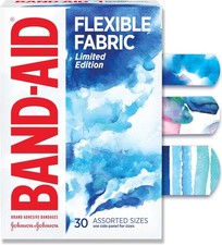 Band-Aid Brand Flexible Fabric Adhesive Bandages, Comfortable Flexible Protectio