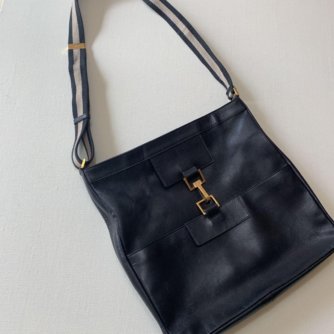 Vintage GUCCI Shoulder Bag Retro Leather Rare Collectible
