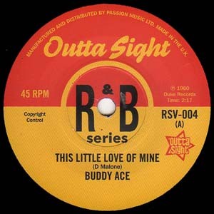 Buddy Ace - This Little Love Of Mine / Gonzo - Used Vinyl Record 7 - G8100z