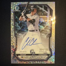 2026 Bowman Chrome Charlie Condon Mini-Diamond /100 Rockies Auto 