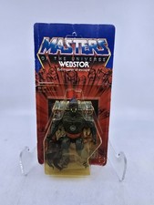 He-Man MOTU Webstor Vintage MOC Carded Figure Bubble Damage Card Wear
