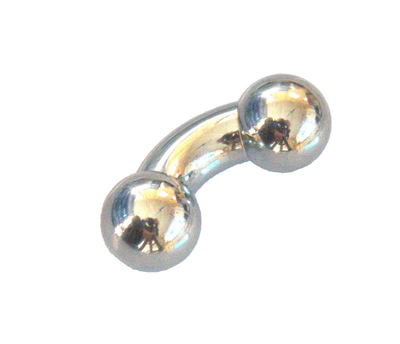 00g 3/8 Septum Prince Albert Jewelry Ring Frenum Guiche Sexy Monster 19mm Balls