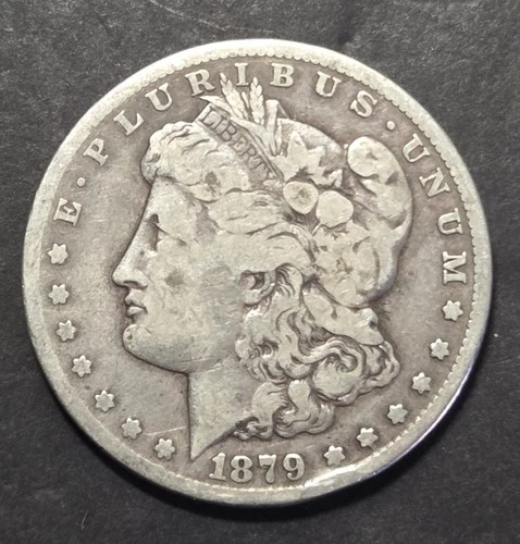 1879-CC Morgan Dollar - VG, rim dent