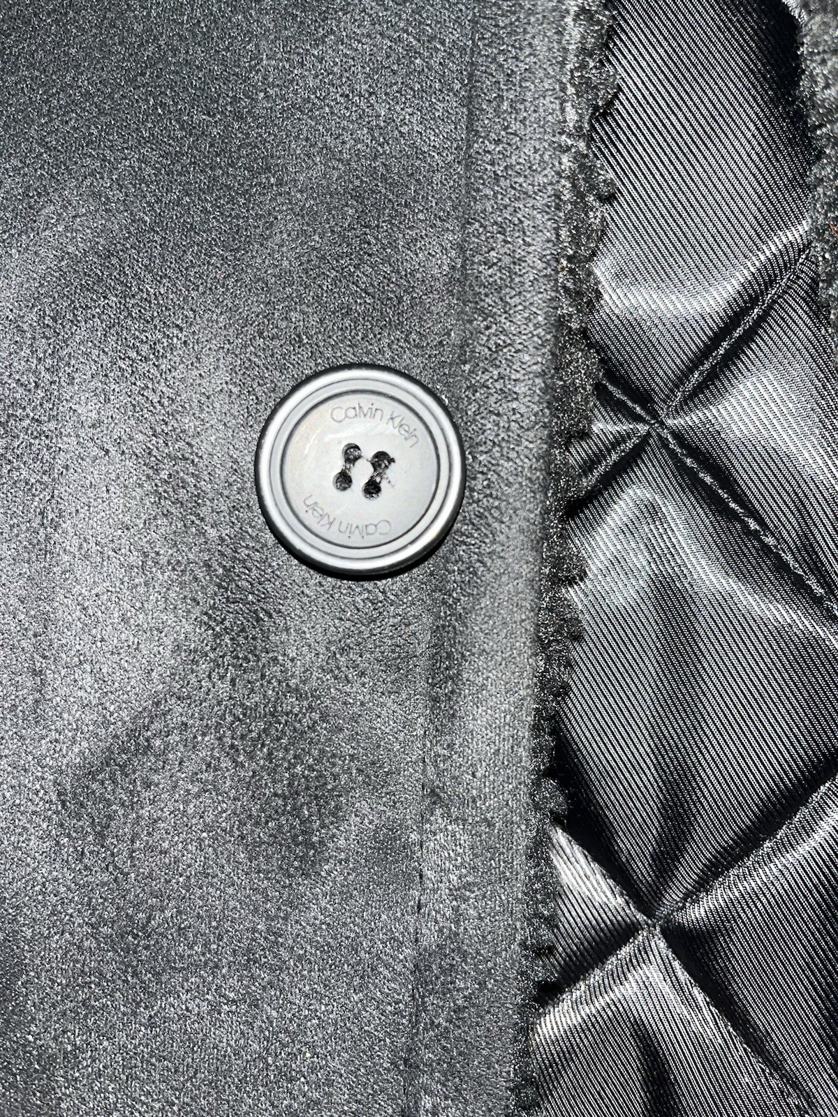 Calvin Klein Men’s Black Sherpa Lined Longline Jacket Size Large MSRP $295 NWT image 5
