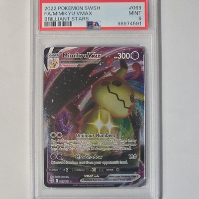 Mimikyu VMAX TG17/TG30 Swsh09 Trainer Gallery Holo PSA 9 | eBay