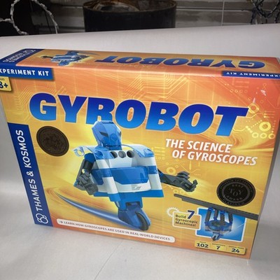 New GYROBOT - Gyroscopic Robot Experiment Kit - THAMES & KOSMOS Build 7 Machines