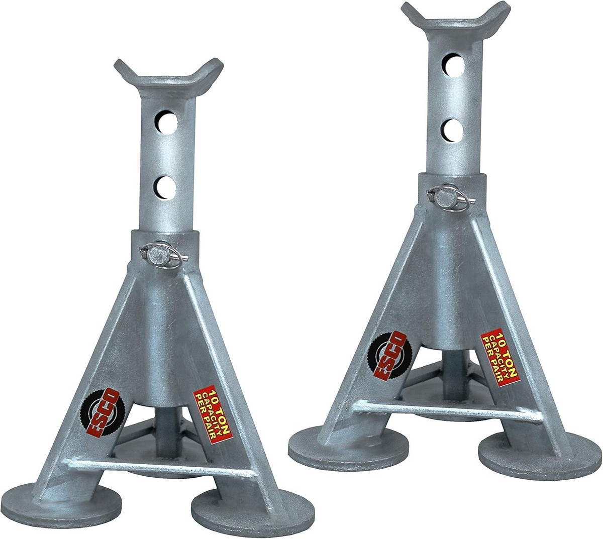 ESCO 10472 5 Ton Performance Axle Top Post Jack Stands Pair | Set