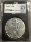 Vaultbox Series 5 2019 $1 American Silver Eagle NGCX MS 9.9