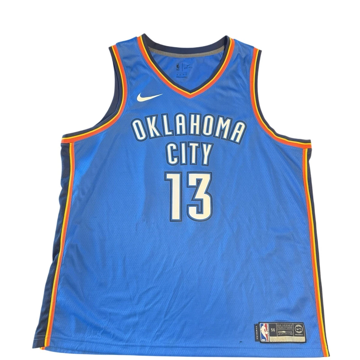 OKC ポール・ジョージ ユニフォーム 56 Paul George Basketball NBA Original Autographed Jerseys for sale