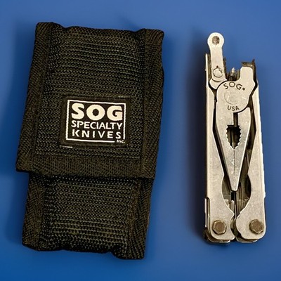 Vintage SOG PARATOOL Multi-tool with Nylon Sheath Made in the USA Discontinued 