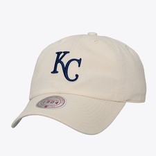 Unisex Mitchell & Ness Cream Kansas City Royals Off-Season 1904 Strapback