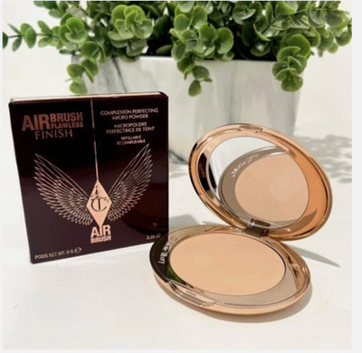 Charlotte Tilbury Airbrush flawless Finish Perfecting/Setting Powder- New 1FAIR