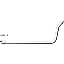 ERNST Abgasrohr Auspuffrohr für TOYOTA AYGO (WNB1, KGB1) für CITROËN C1 (PM, PN)
