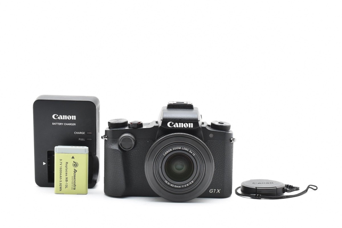 Canon PowerShot G1x Mark III Digital Camera Black for sale