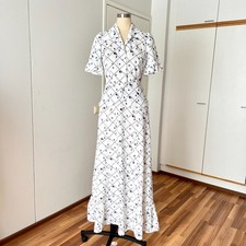 1970s Two Piece Prairie Skirt Set Cottagecore Geometric Mod Maxi Skirt Coord 40