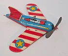 1950s Ohio Art Coast Guard Friction Airplane Plane  wind-up  tin toy Parts