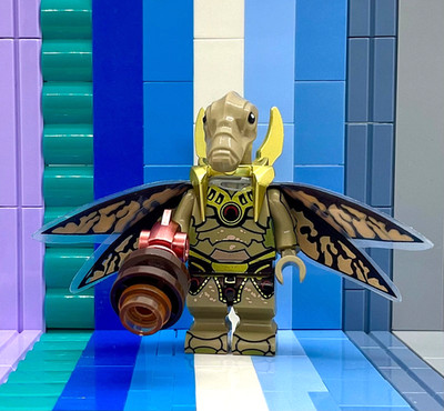 1x Geonosian Warrior Minifiguren Star Wars RepublicCustoms + Flügel & Blaster