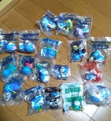 Doraemon Collectible Set 18 Unopened Figures Japan Anime Gift Celebration