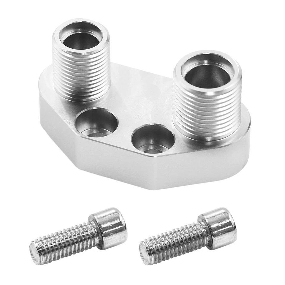 Compact Aluminum AC Compressor Adapter for Sanden SD7B10 7176 Easy Storage - Image 2 of 4