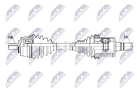 NTY Antriebswelle NPW-VV-158 FüR Volvo XC40 536 Mild Hybrid AWD