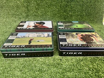 Tiger Woods Nike Tiger Slam Golf Ball Collectible Tins Set Of 4