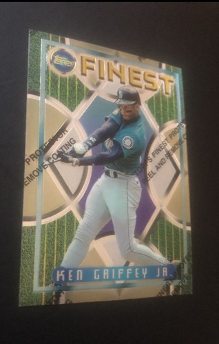 Ken Griffey Jr 1995 Topps Finest #118 Seattle Mariners