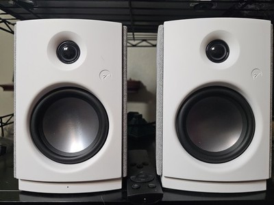 New! HiVi-Swans OS-10 HiFi Stereo Speakers BT 4'' Dynamic Woofer Powered 62w