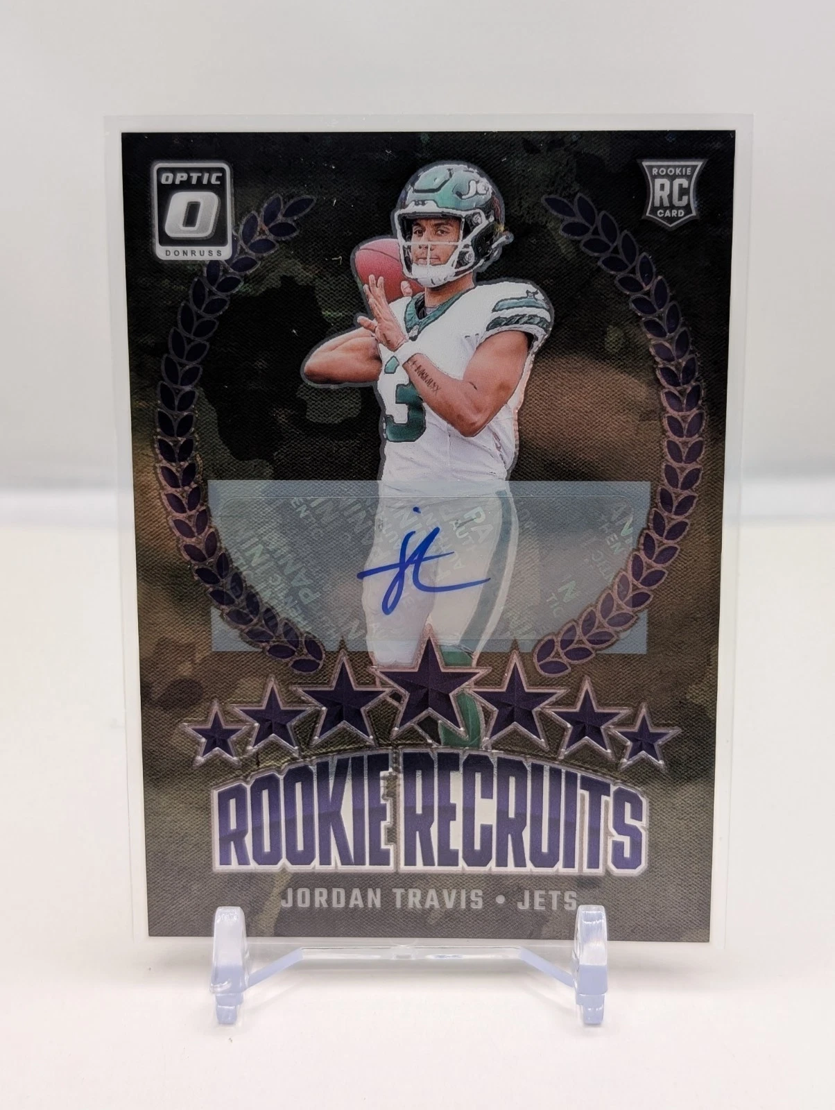 Jordan Travis Panini Donruss Optic Rookie Recruits #17 Purple Stars
