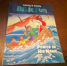 Bible Fun Coloring  Activity Book Power in His Name Kids' Craft Book