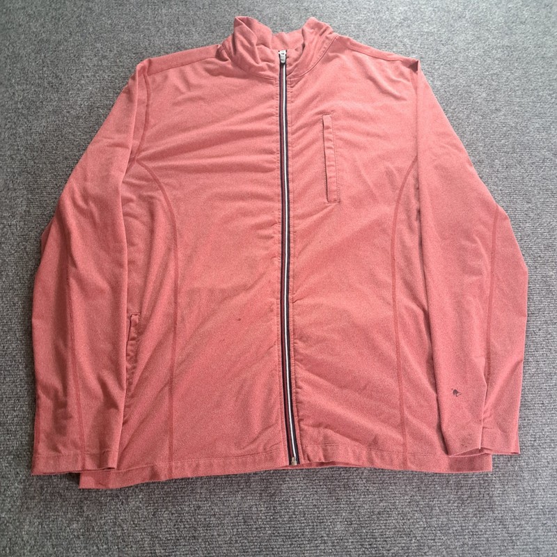 UNTUCKit Sweatshirt Mens Large Red Full Zip READ