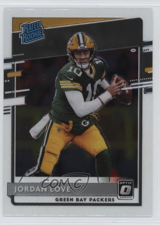 2020 Panini Donruss Optic Rated Rookies Jordan Love #154 Rookie RC