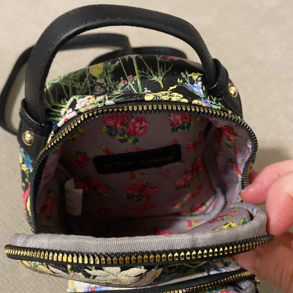 Betsey Johnson Floral Puppy Dog Mini Backpack - Image 2 of 4