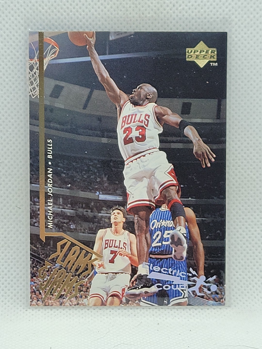 Michael Jordan 1995/96 Upper Deck Slams & Jams Electric Court #352 NrMt