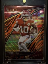 2019 Panini Select - Field Level Tyreek Hill Case Hit #217 Tiger Stripe