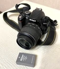 Nikon D3000 DSLR Camera 10.2MP with 18-55mm lens no charger