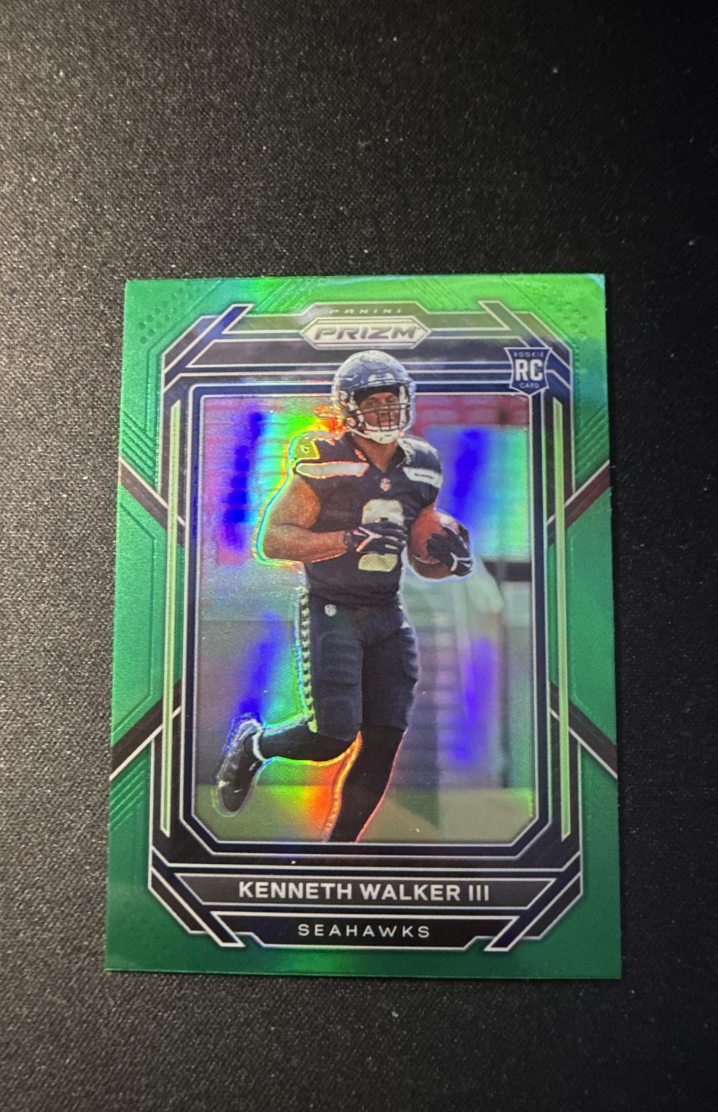 2022 Panini Prizm - Rookies Kenneth Walker III #318 Green Prizm (RC)