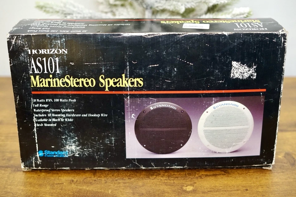 Standard Horizon Marine Speakers AS101 White NOS NIB Unused Marinespeaker - Image 2 of 4