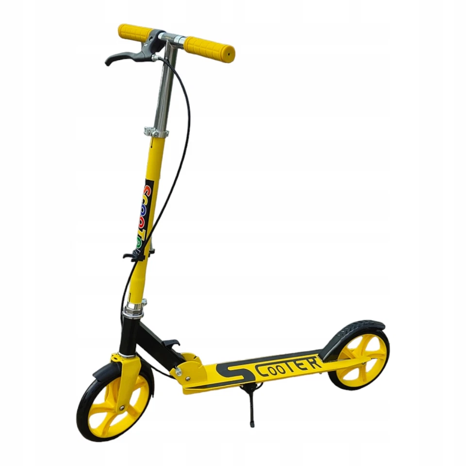 Roller, große Räder, 20 cm, für Kinder und Erwachsene, faltbar, mit Handbremse - Bild 4 von 4