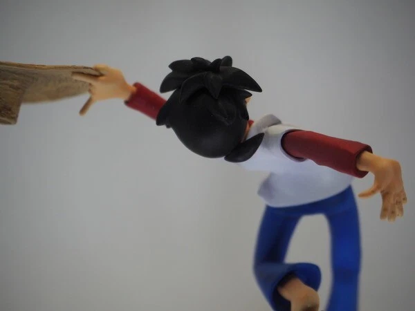 ANIME MODEL - 釣りキチ三平 Tsurikichi Sanpei with hat SAMPEI - 1/10 RESIN KIT - Immagine 2 di 4