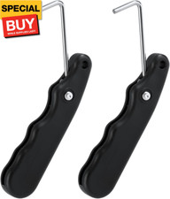Hockey Skate Tightener, Foldable Shoe Lace Puller Anti-Slip Stainless Steel Ice