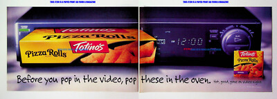 Totino's Pizza Rolls 1996 Trade Print Magazine Ad Poster ADVERT