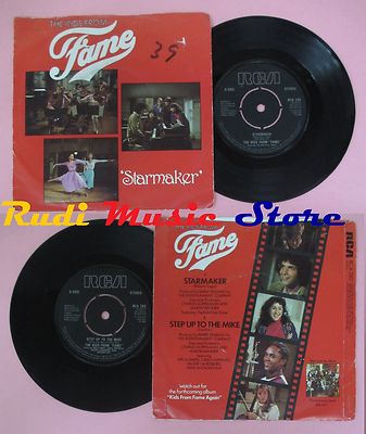LP 45 7'' THE KIDS FROM FAME Starmaker Step up to the mike1982 RCA  (QSK2)