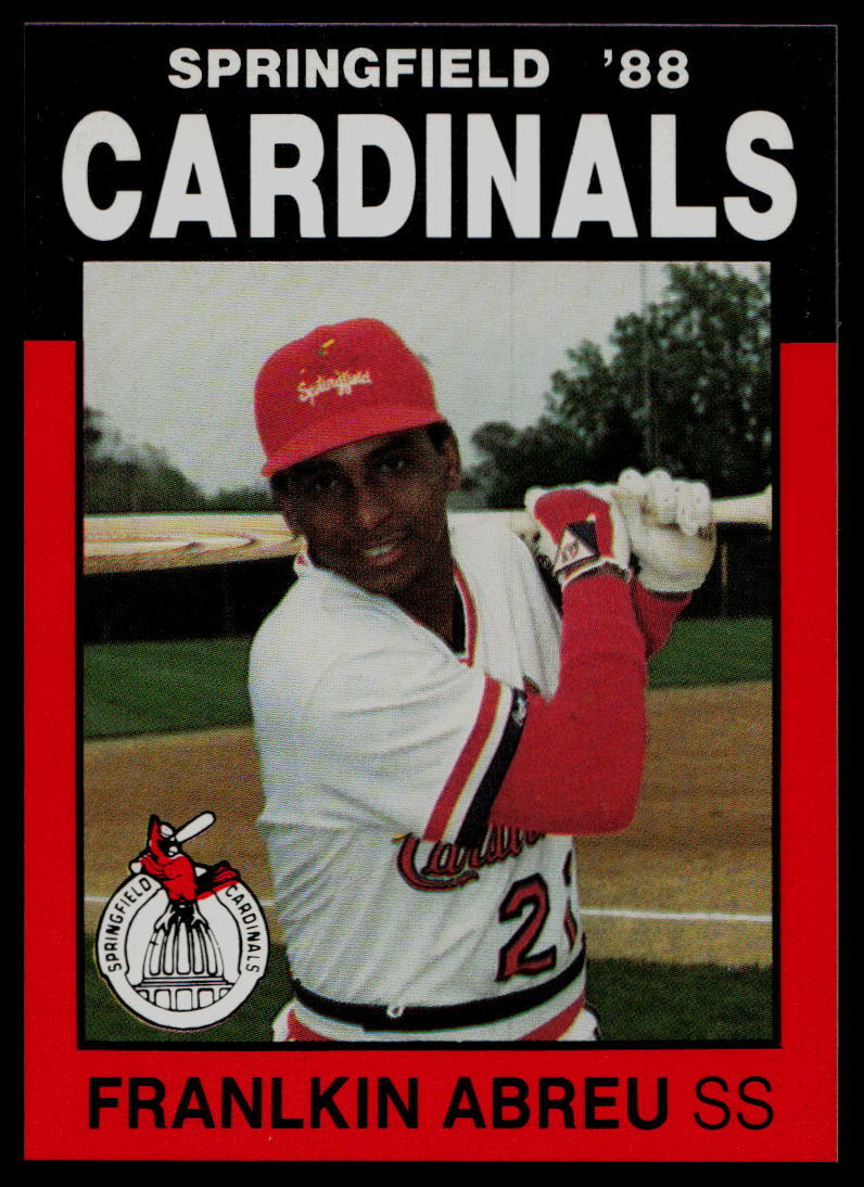 1988 Best Franklin Abreu Springfield Cardinals | eBay