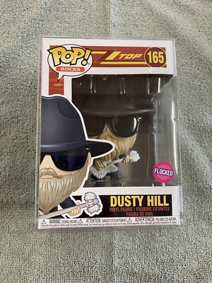 Dusty Hill Funko POP! #165 Flocked ZZ Top | eBay