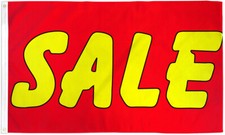 Sale Flag 3x5ft Sale Banner Sign Advertising Sale Flag Red Yellow